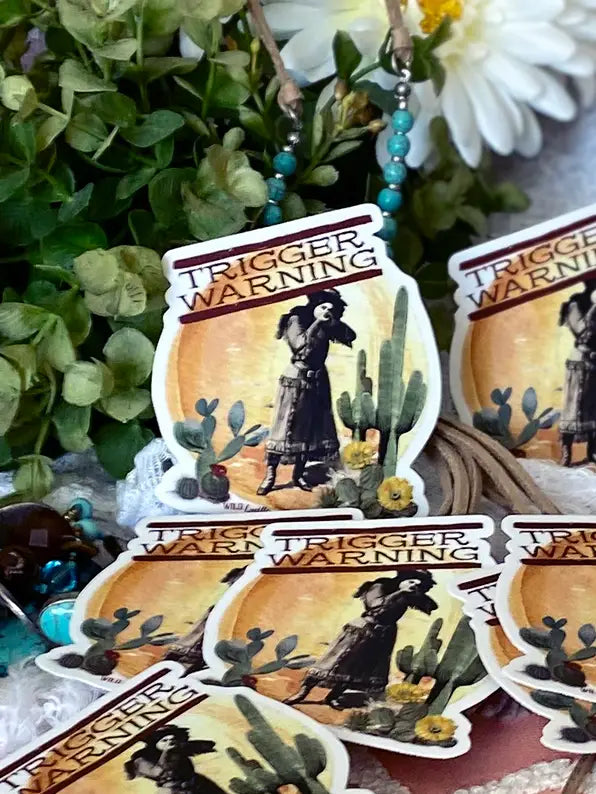 Trigger warning Sticker