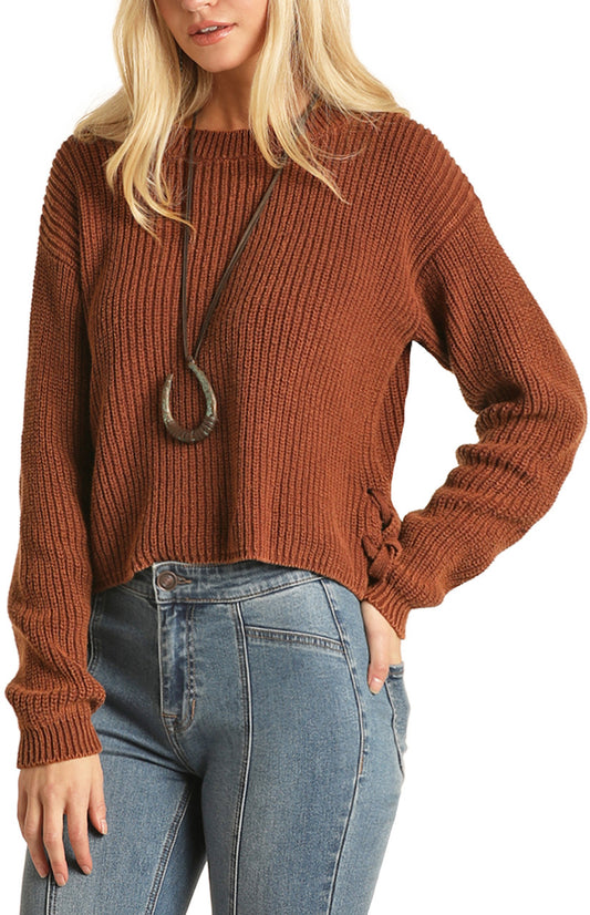 Side slit sweater