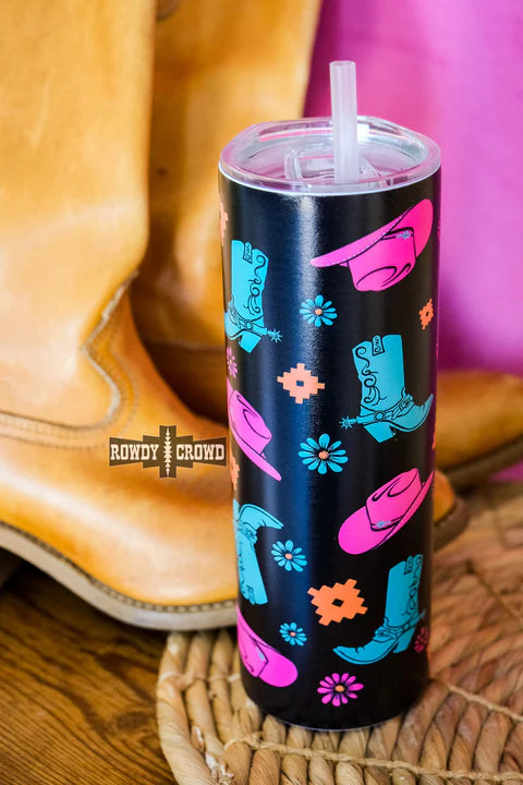 Neon Cowgirl Tumbler