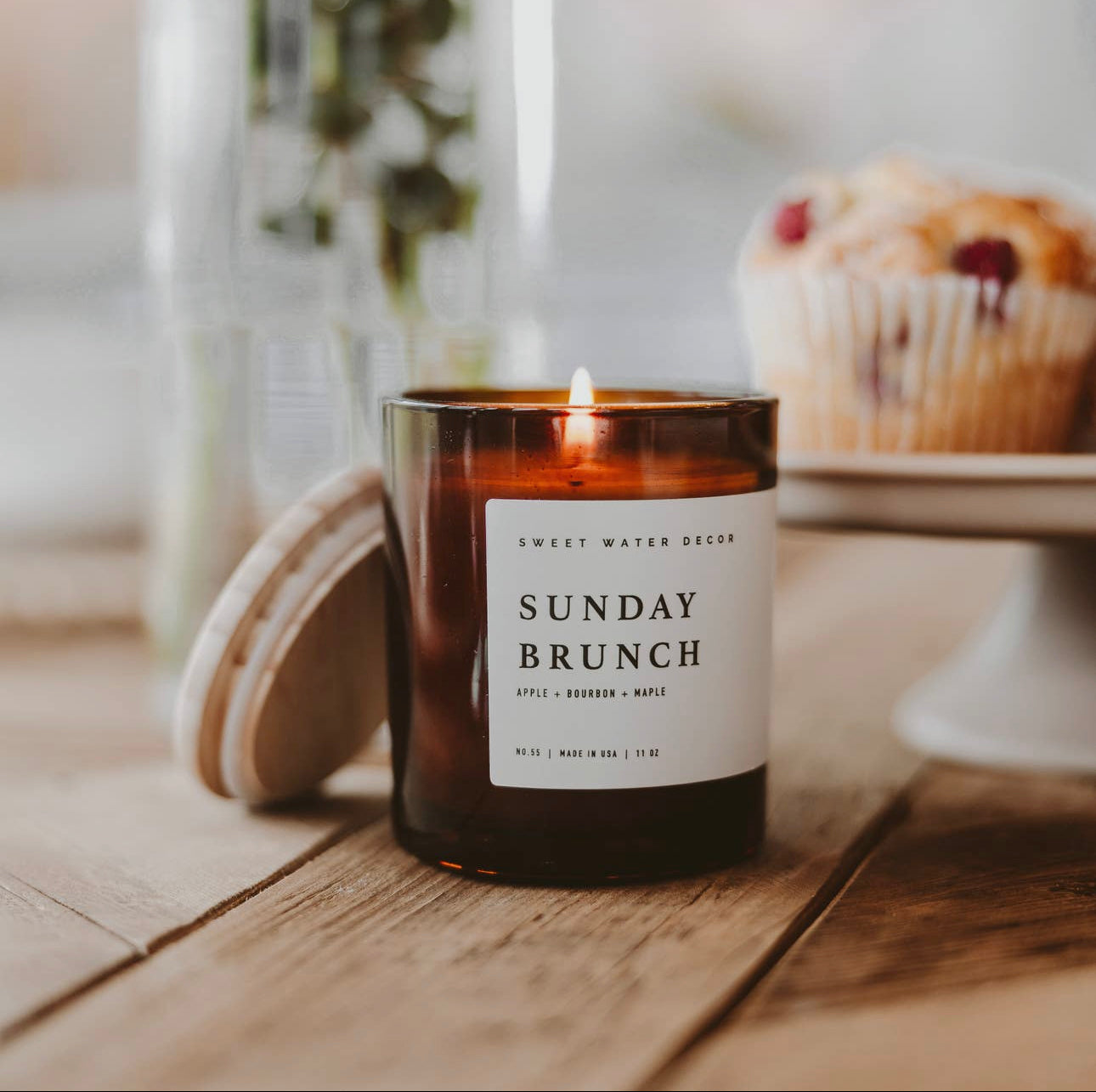 Sunday brunch candle