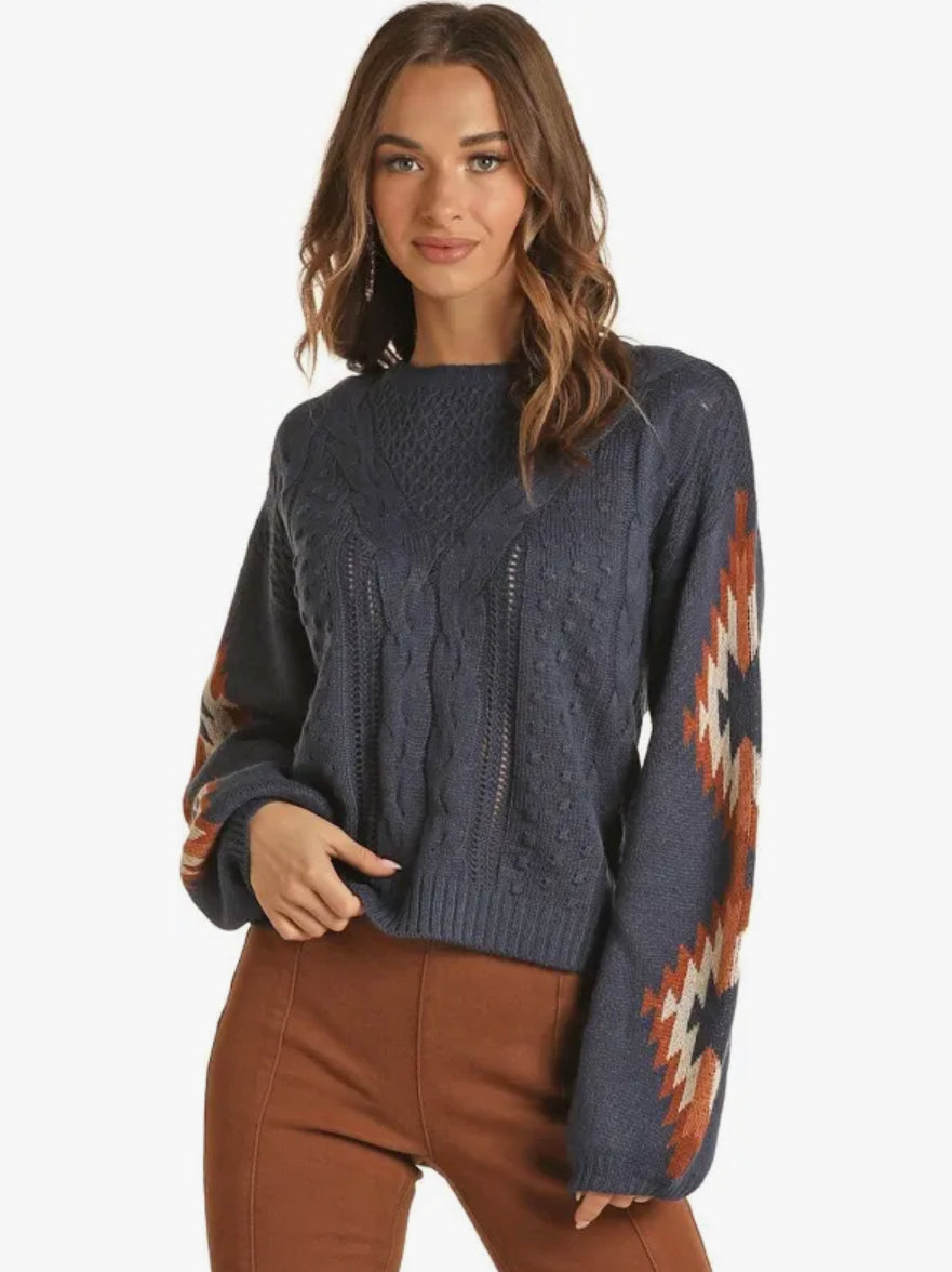 Aztec sleeve Sweater