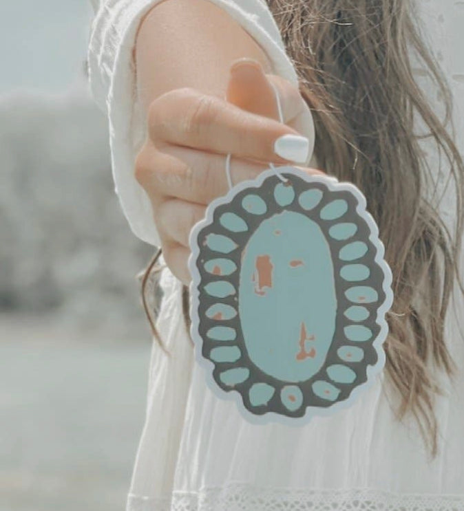 Turquoise stone air freshener