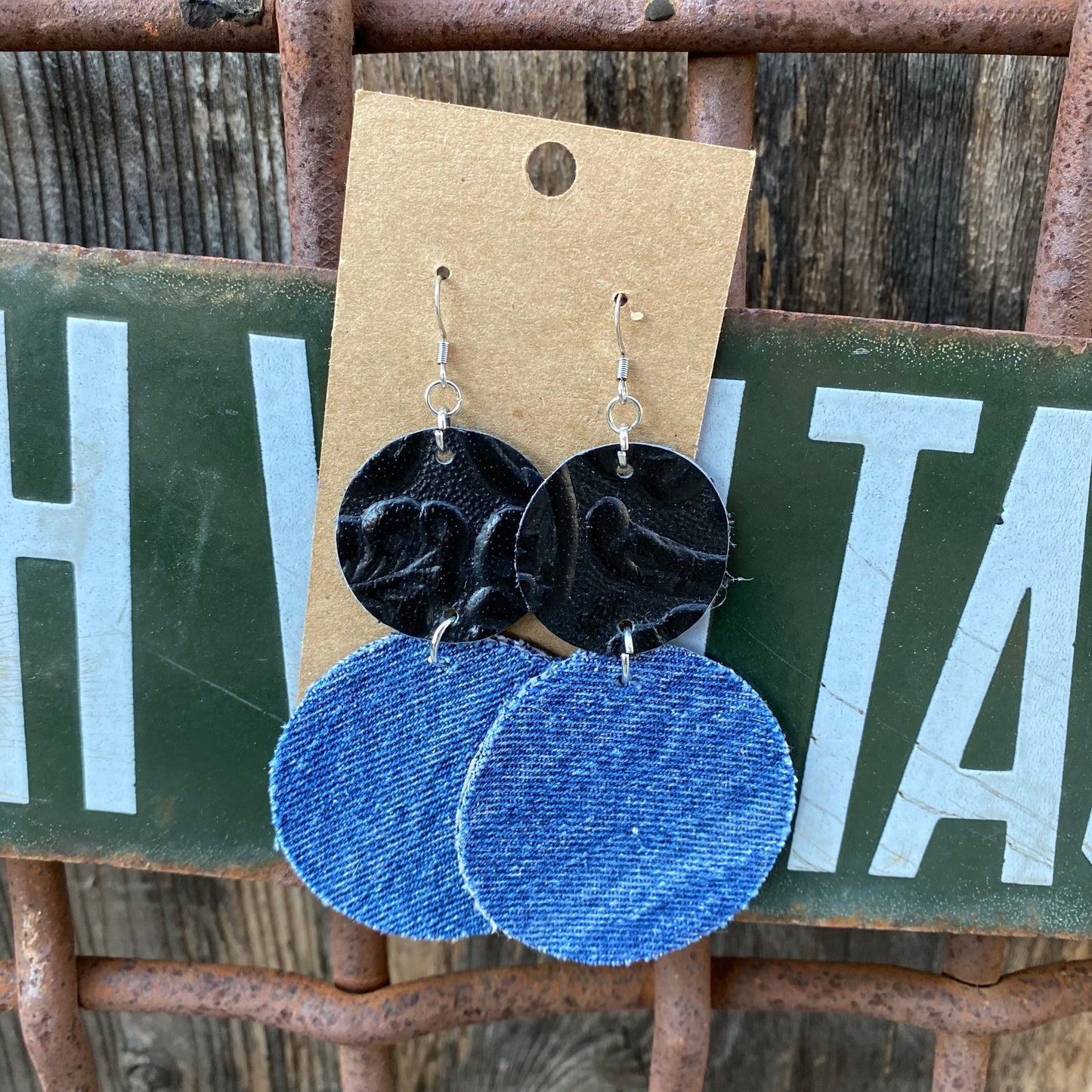 Blue Jean baby-black Leather