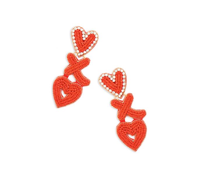 Hugs and kisses earring