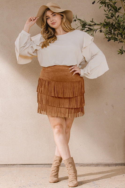 Katie Fringe Skirt