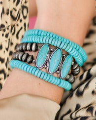 Turquoise Double Strand Bracelet