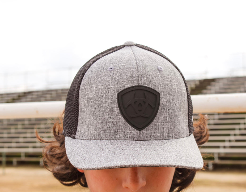 Ariat black patch hat