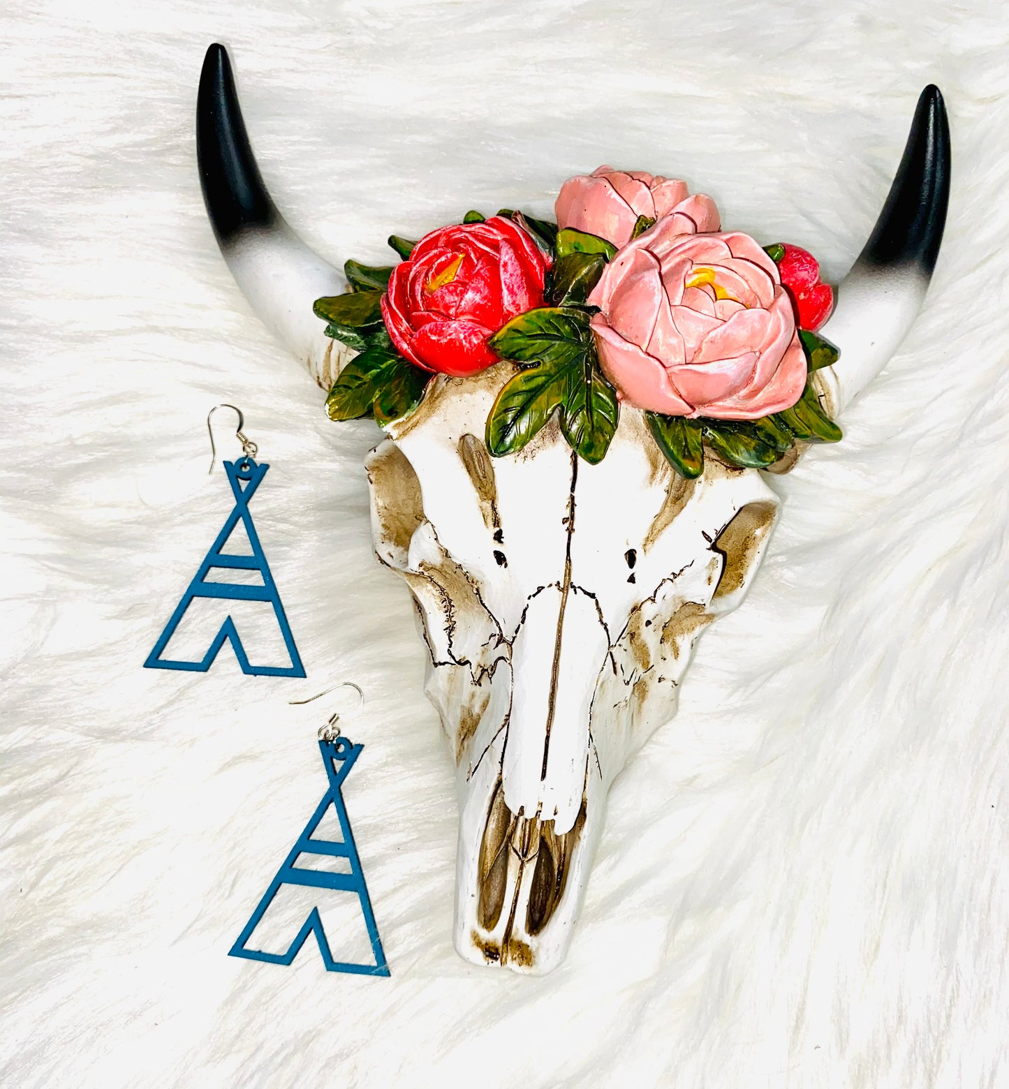 Creepy teepee earrings