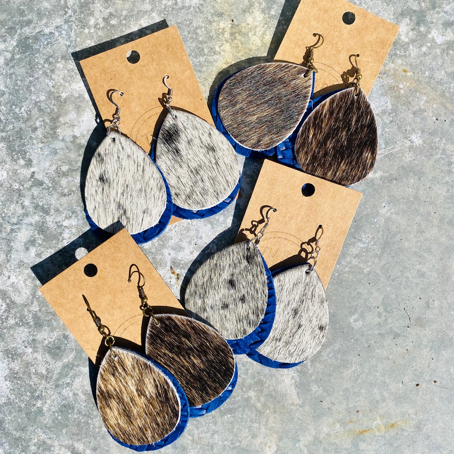 Folsom blues earrings