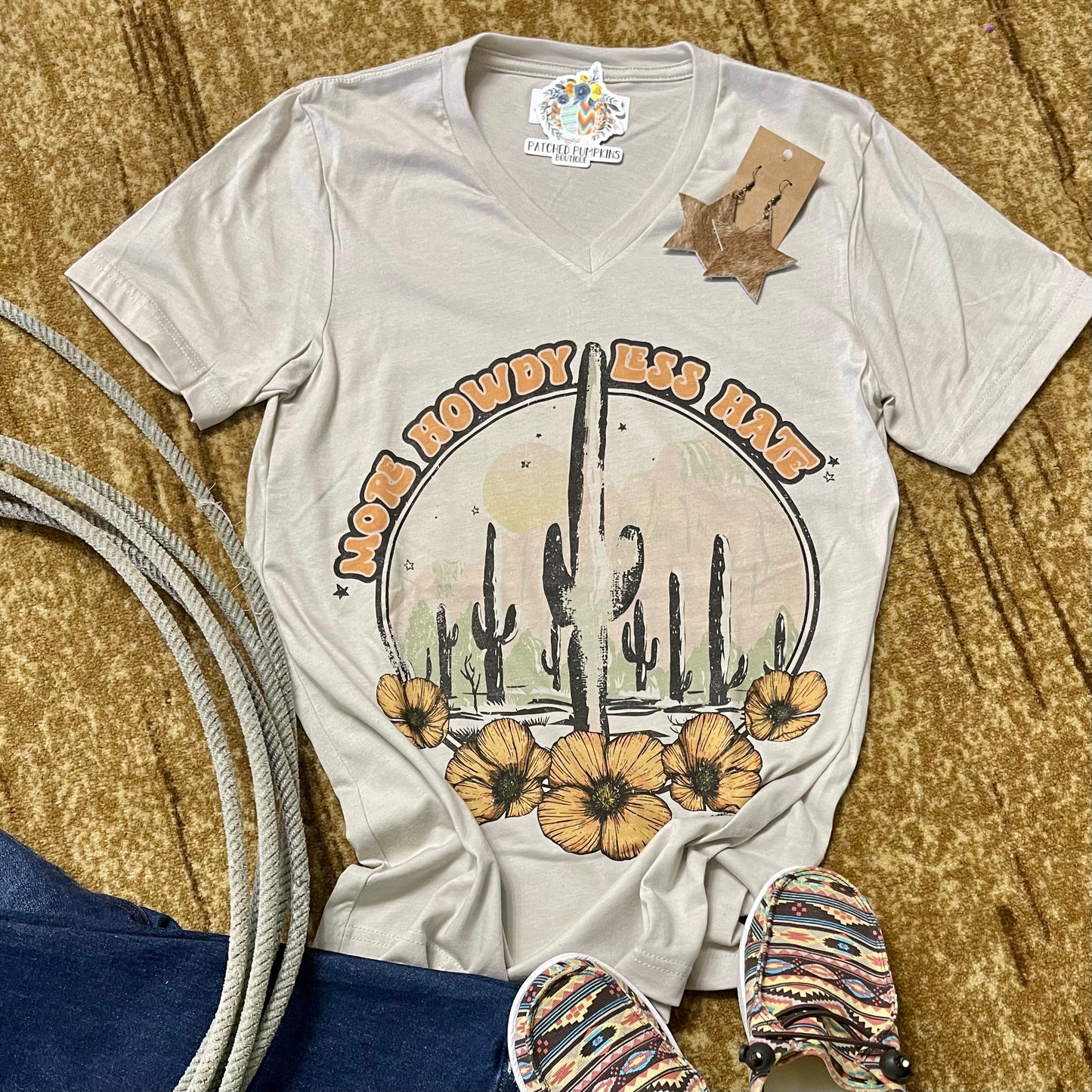 More howdy less hate tee