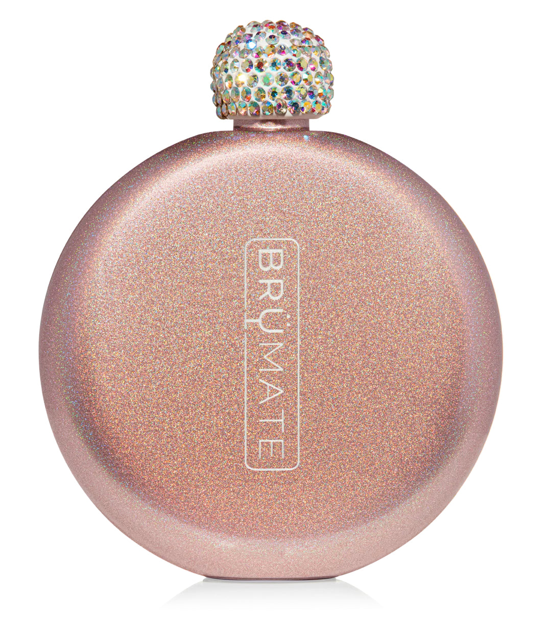 Glitter Flask Rose Gold