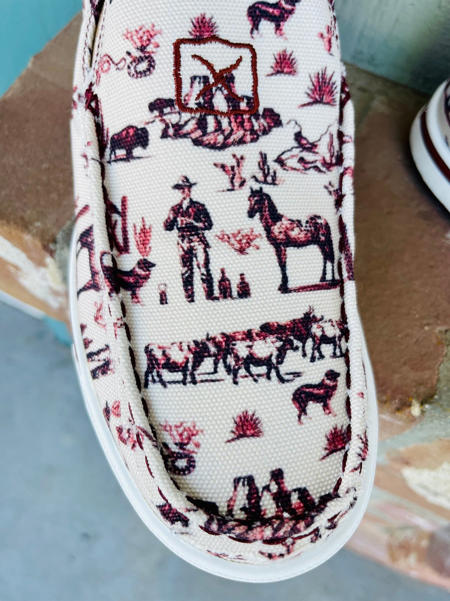 Western slip on kicks