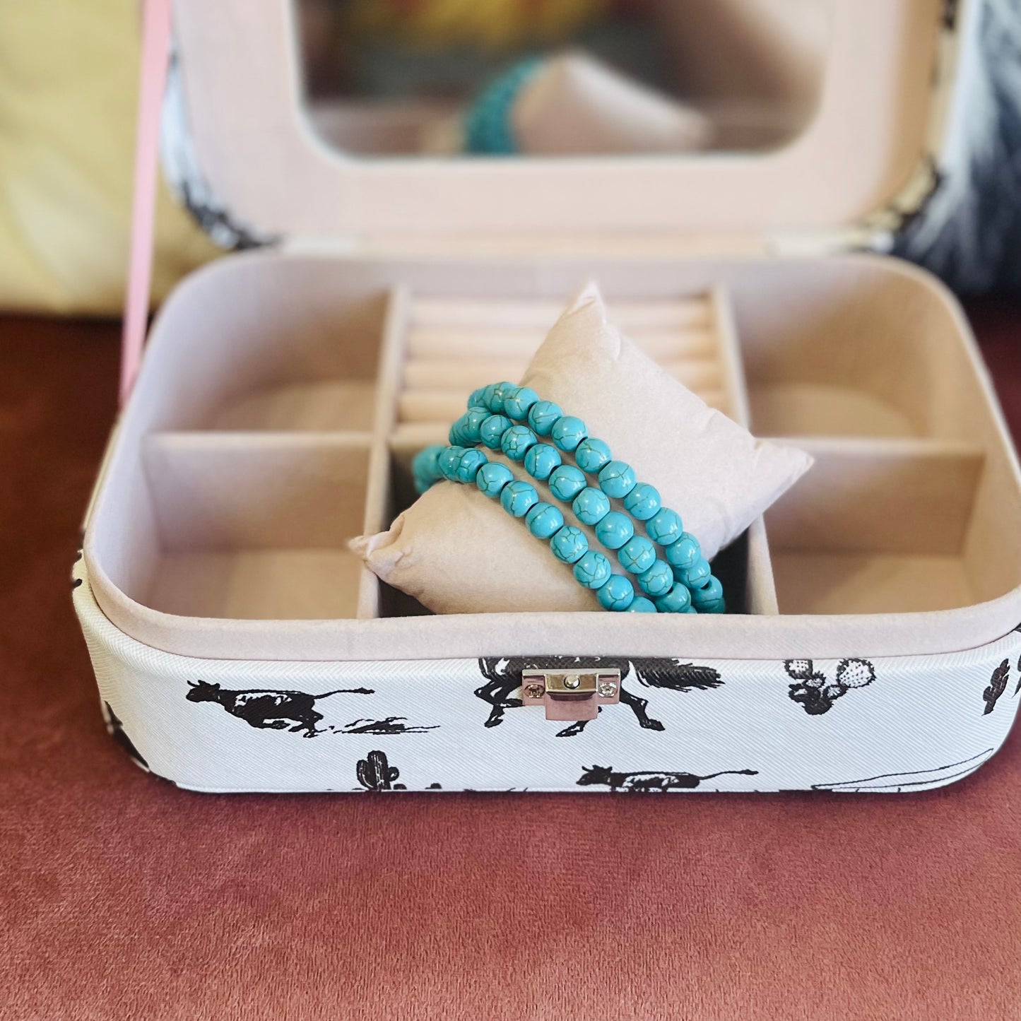 Turquoise tornado bracelet