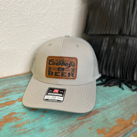 Cowboys & Beer patch hat