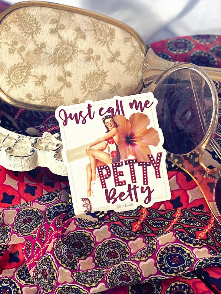 Petty Betty Sticker