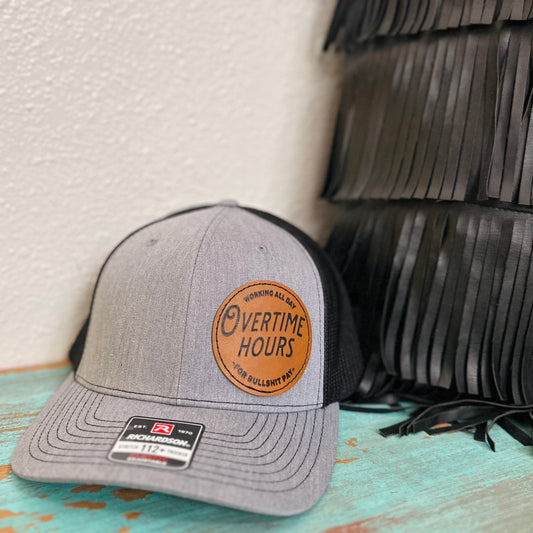 Overtime hours patch hat