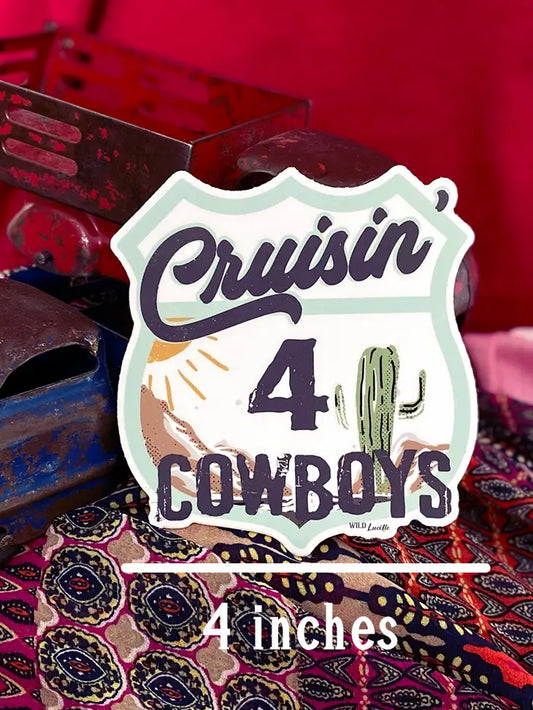 Cruisin 4 cowboys Sticker