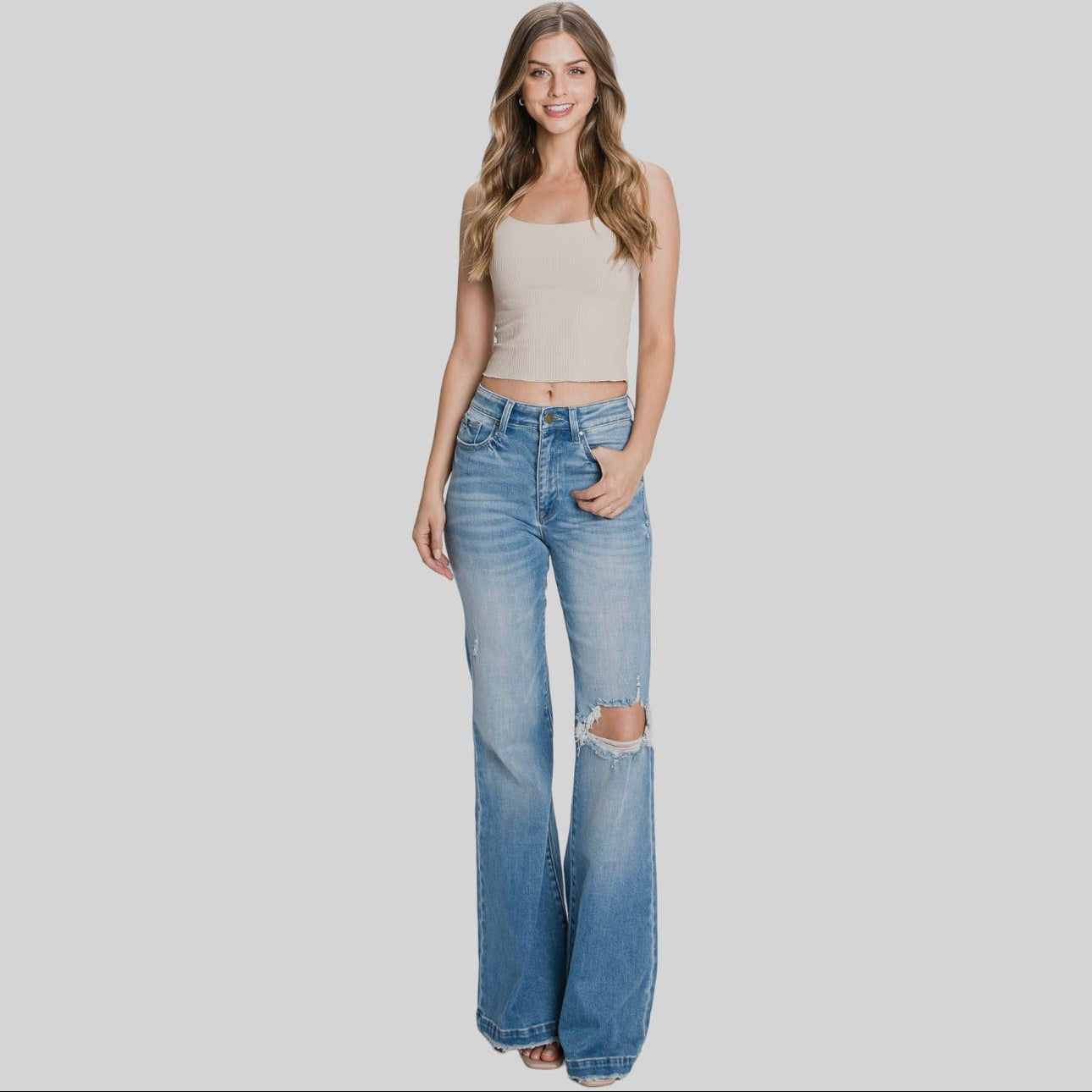 Petra light wash Jean