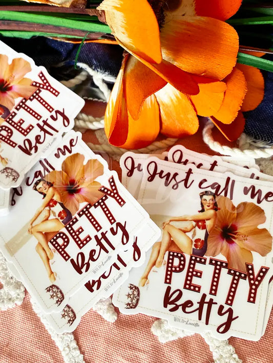Petty Betty Sticker
