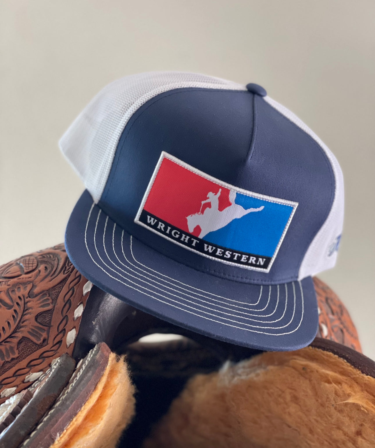 Wright western blue hat