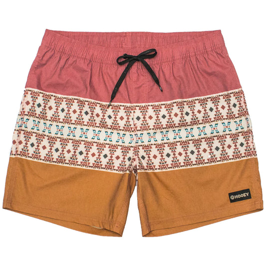 Big wake red/orange swim trunks