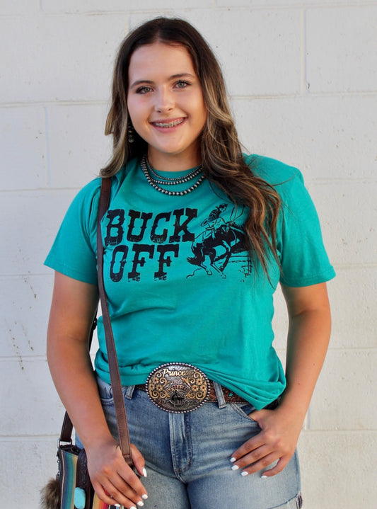 Buck off tee