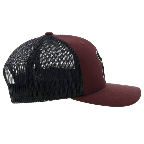 Sterling maroon/black hooey hat