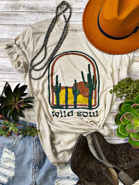 Wild soul western tee