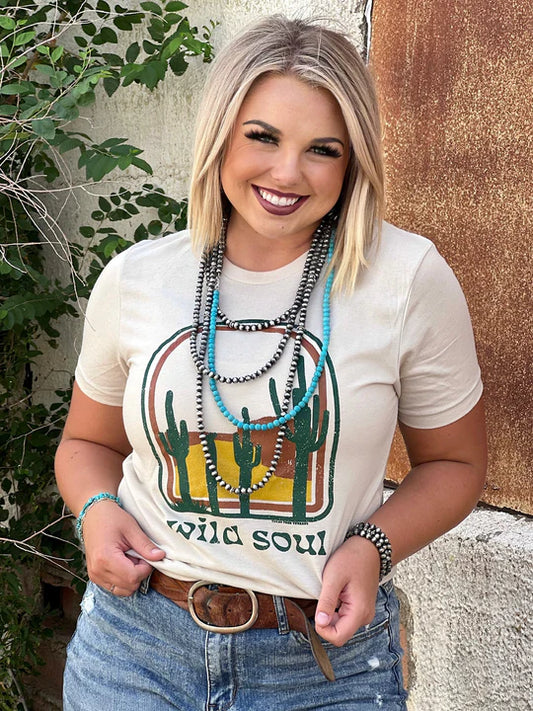 Wild soul western tee