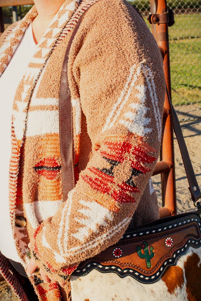 Bethany Aztec cardigan