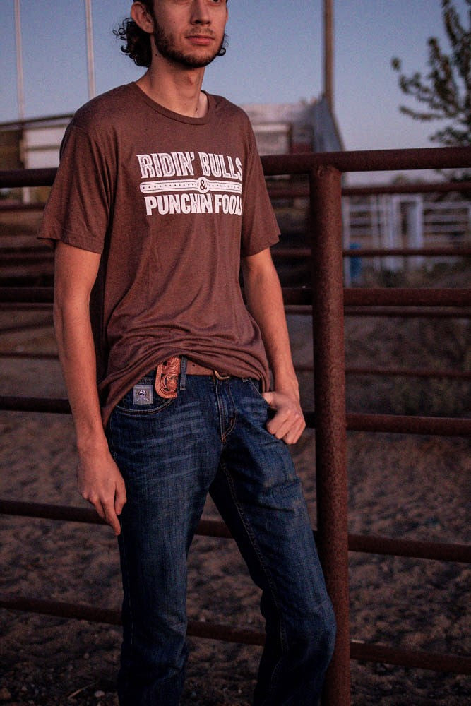 Ridin bulls tee