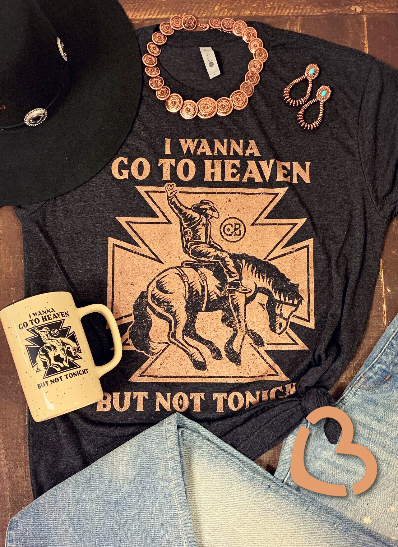 Wanna go to heaven tee