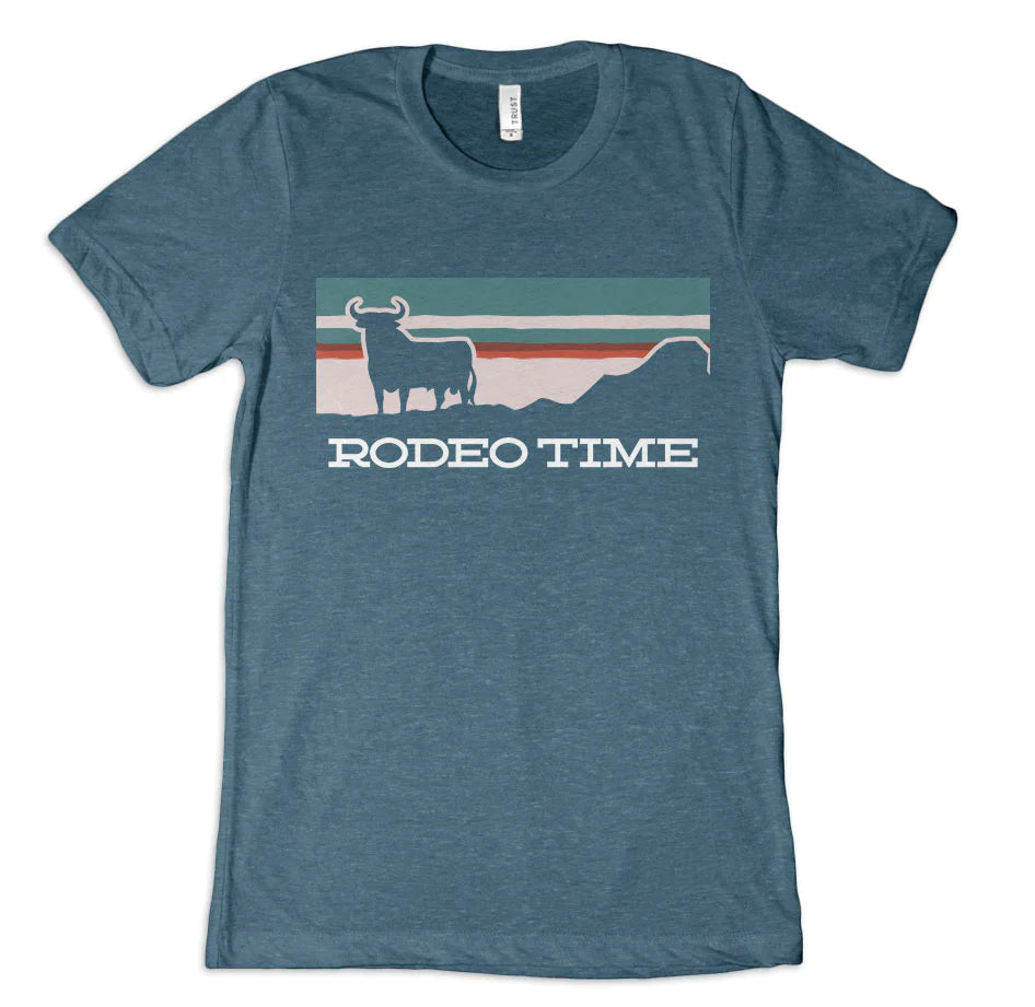 Rodeo Time Sunset tee