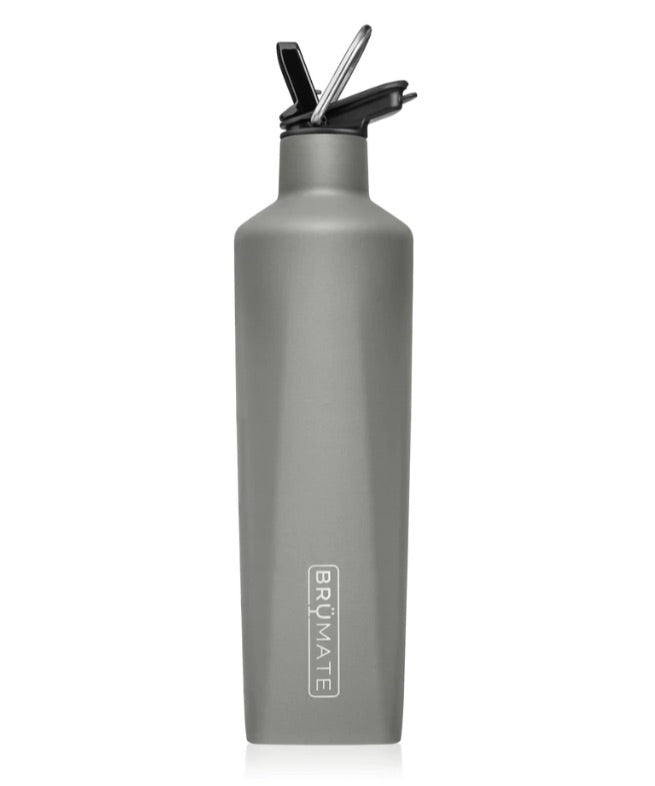 Rehydration 2-in-1 bottle Matte Gray