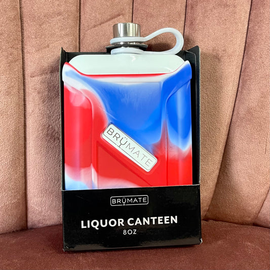 Red white and blue Liquor Canteen