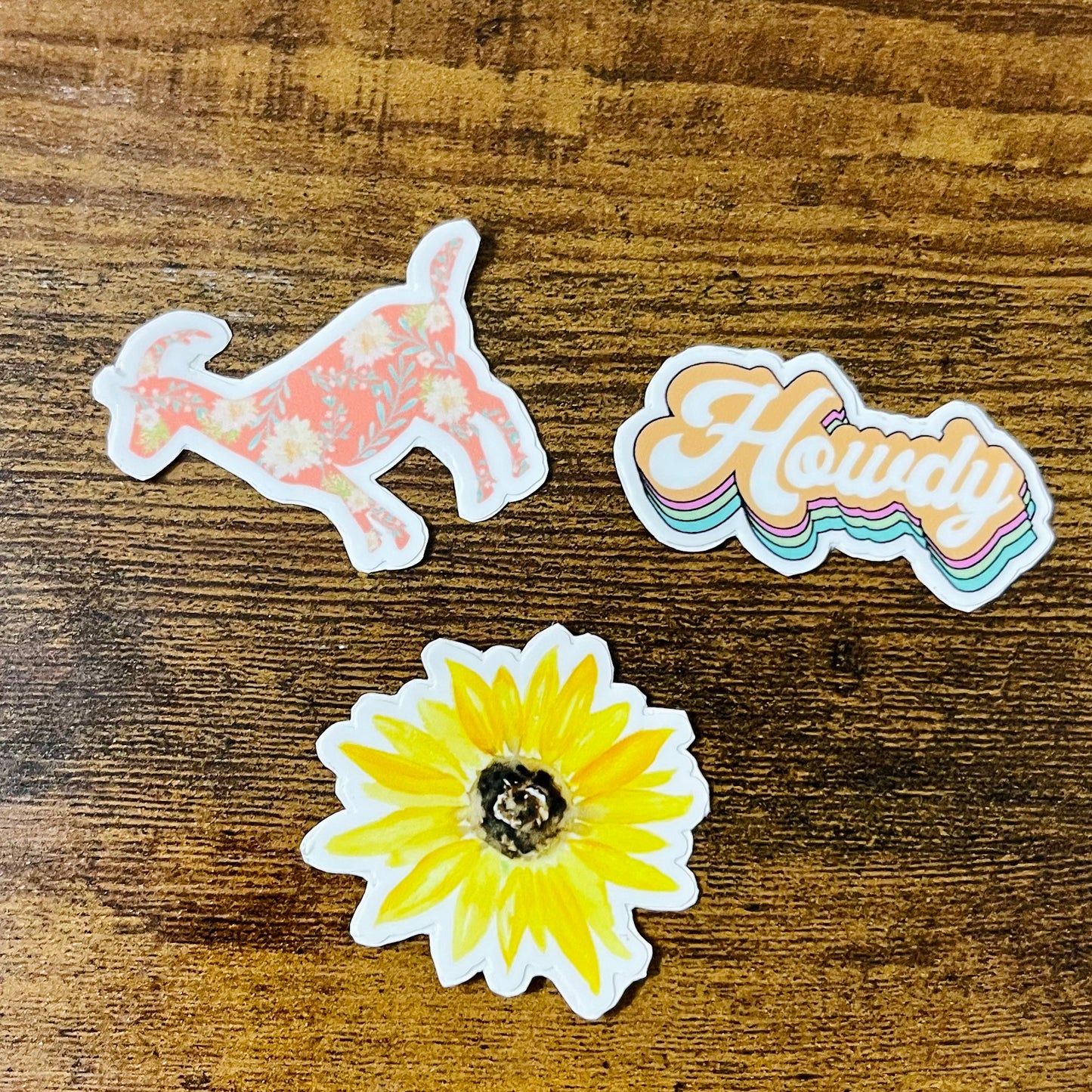 Mini howdy sticker