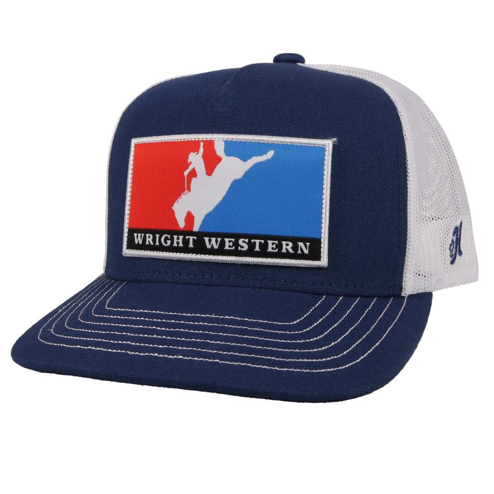 Wright western blue hat