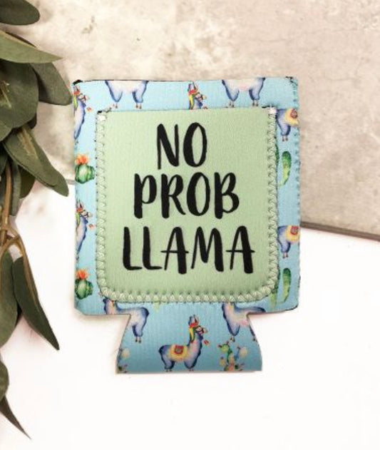 No prob llama koozie