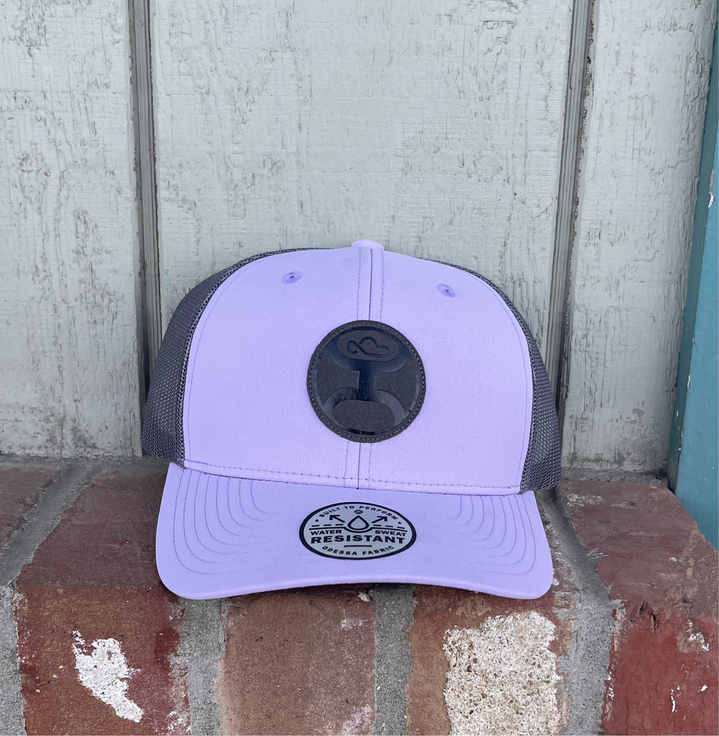 Blush purple/grey hooey hat