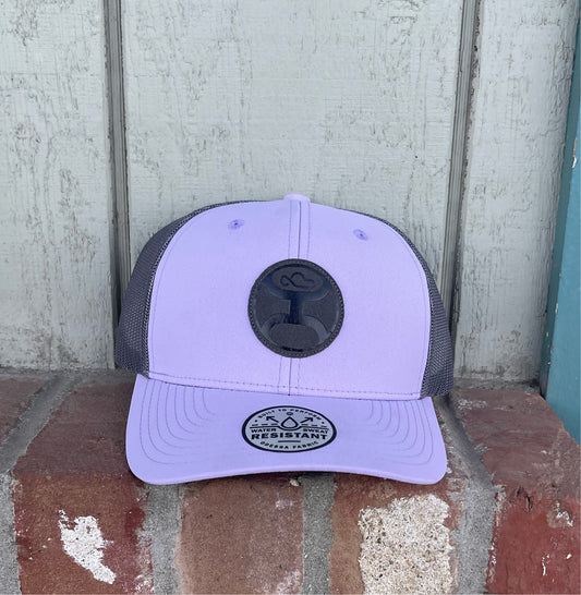 Blush purple/grey hooey hat