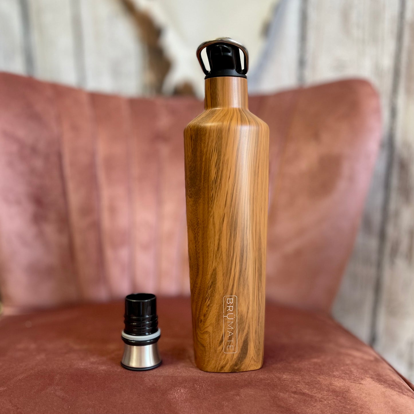 Rehydration 2-in-1 bottle walnut