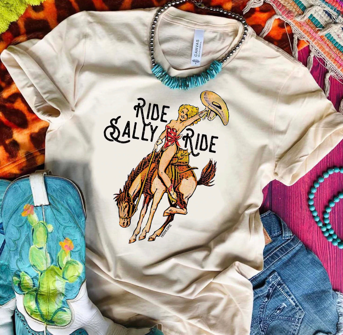 Ride sally ride tee