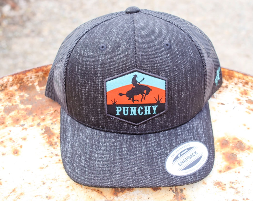 Black punchy  hooey hat