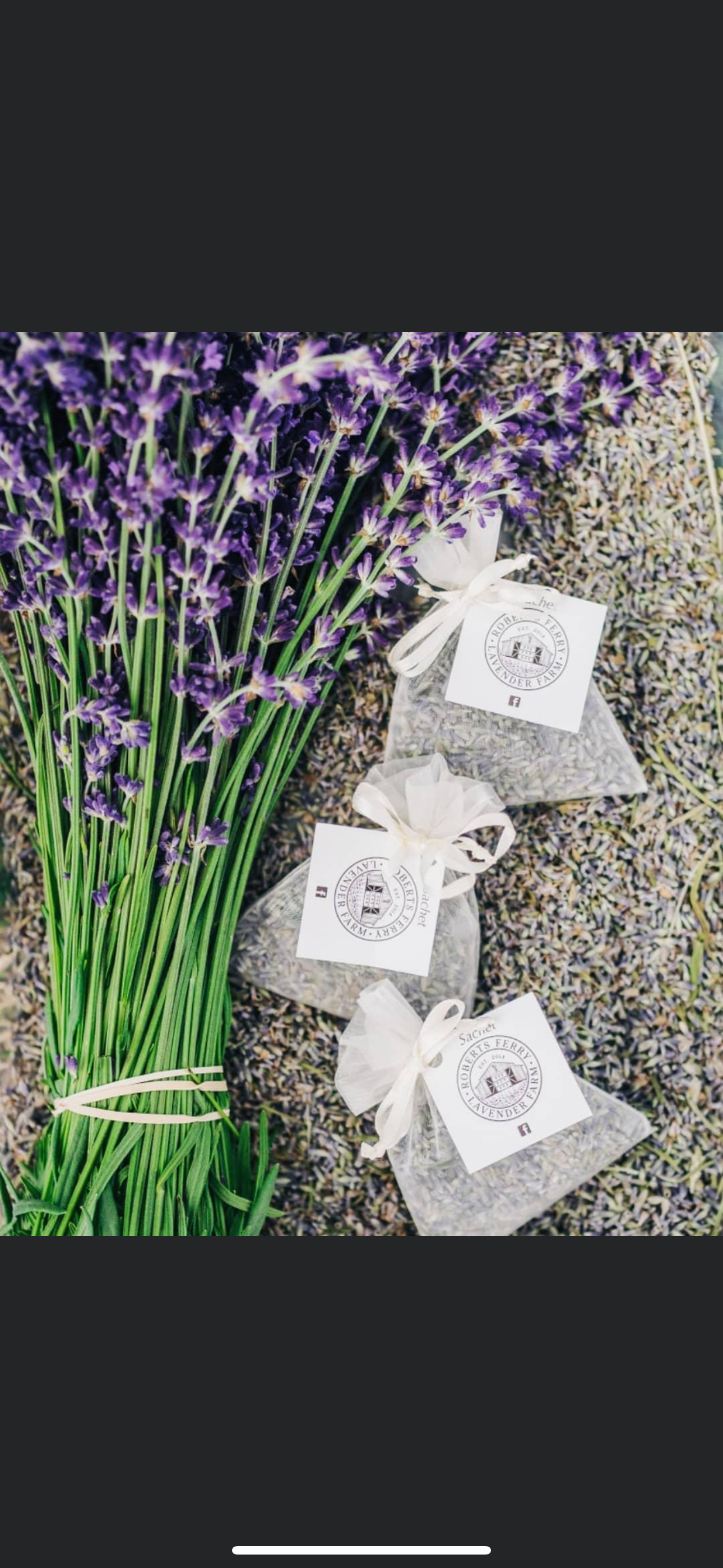 Lavender sachet