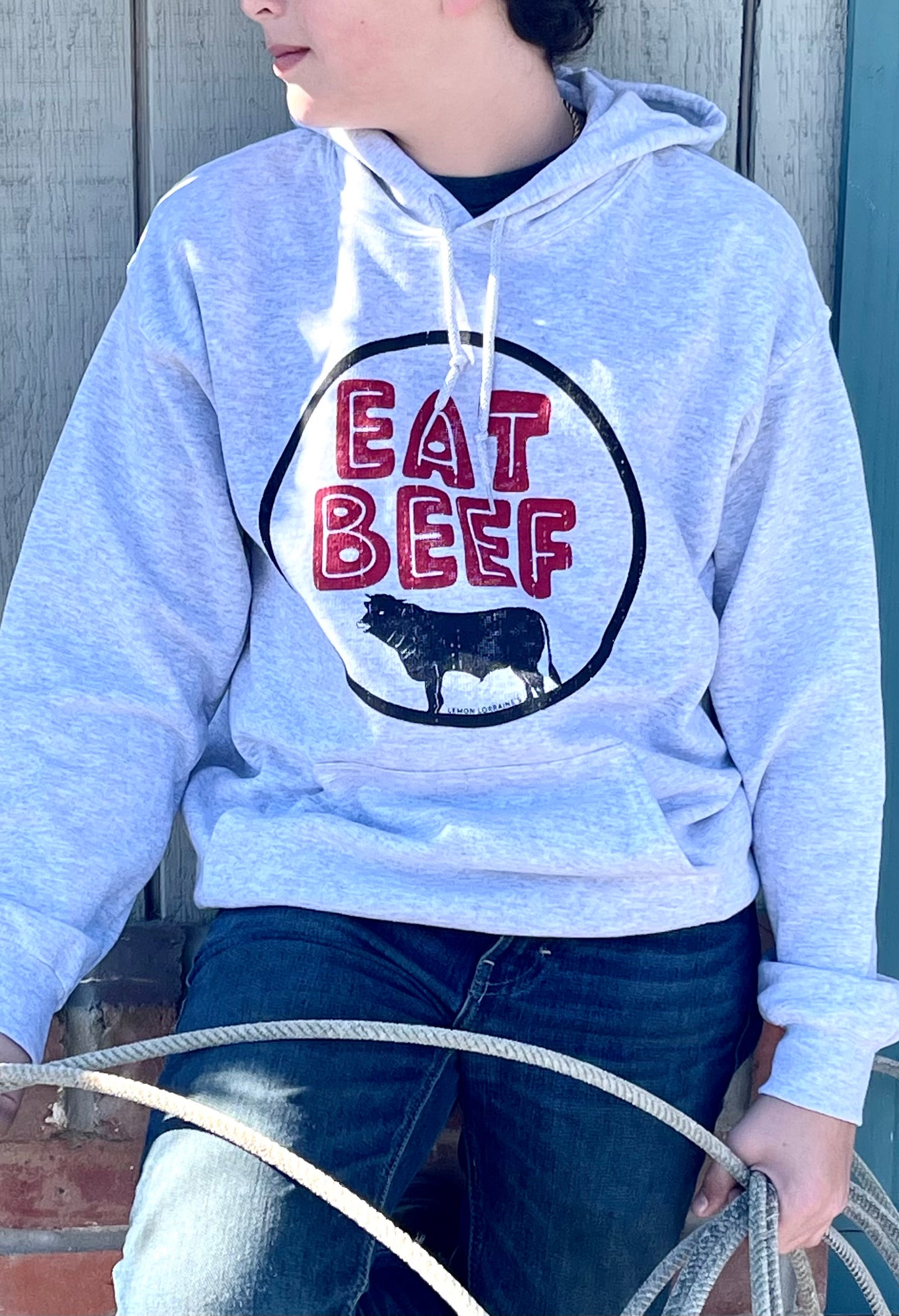 Eat beef hoodie