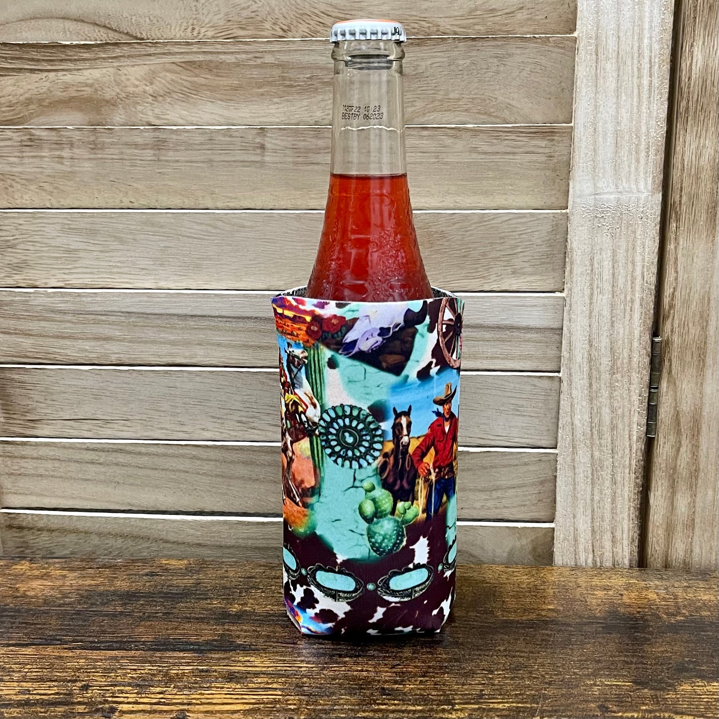 Spaghetti western koozie