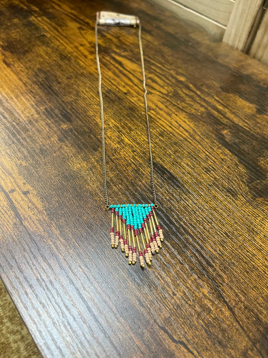 Native woman necklace