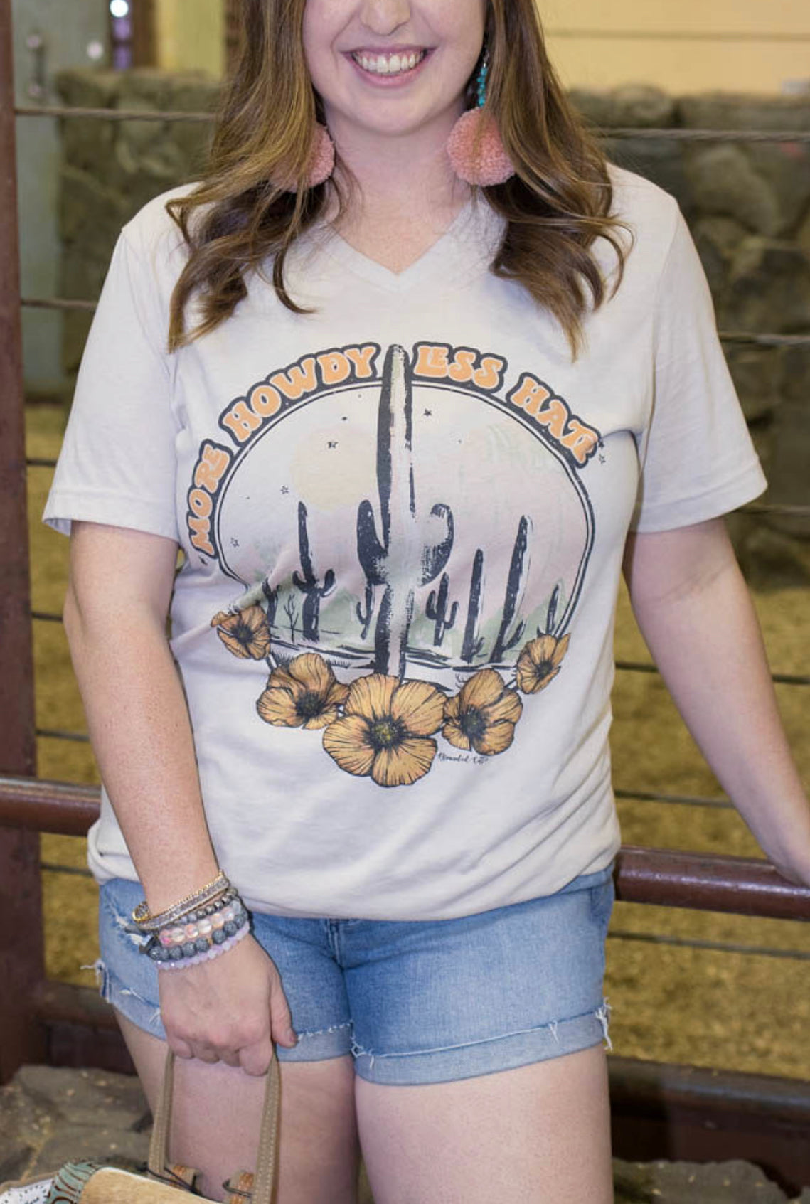 More howdy less hate tee