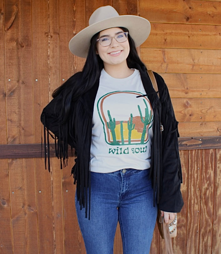 Wild soul western tee