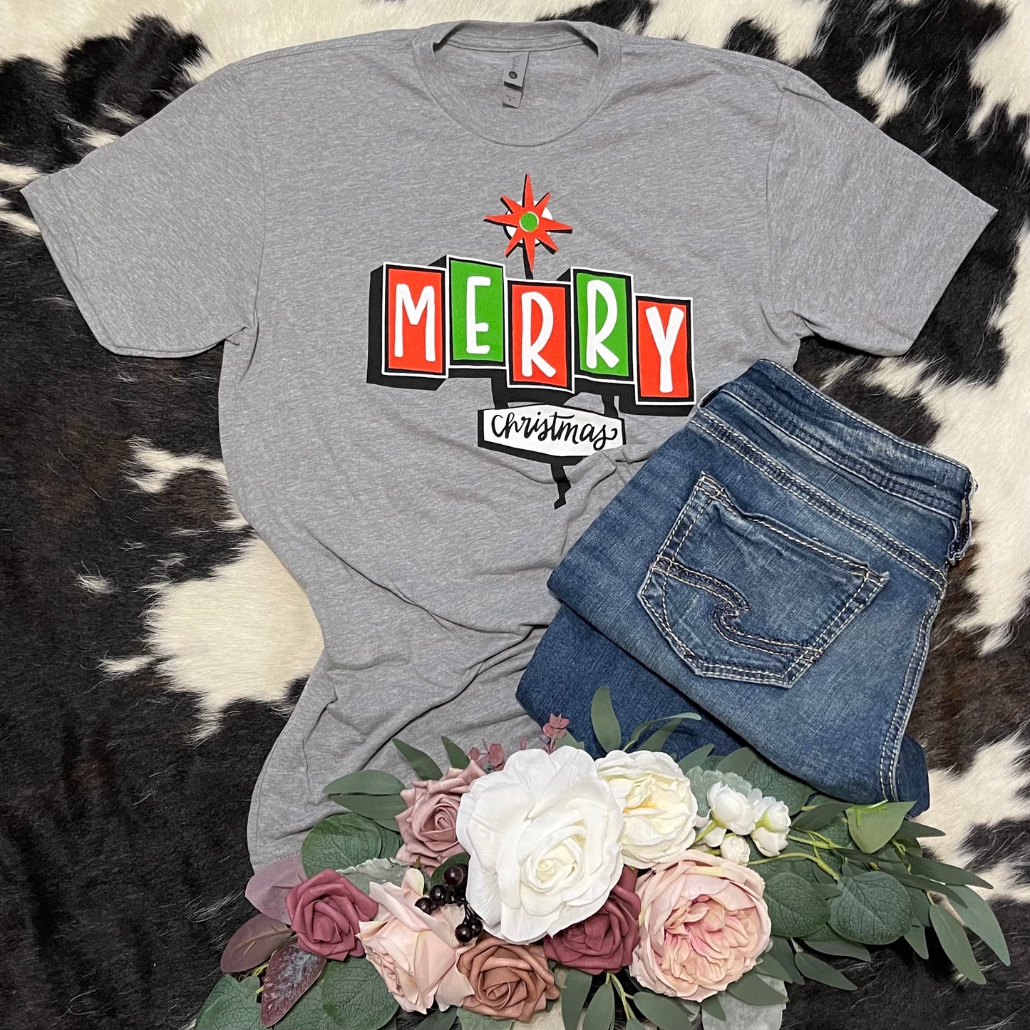 Merry retro Christmas